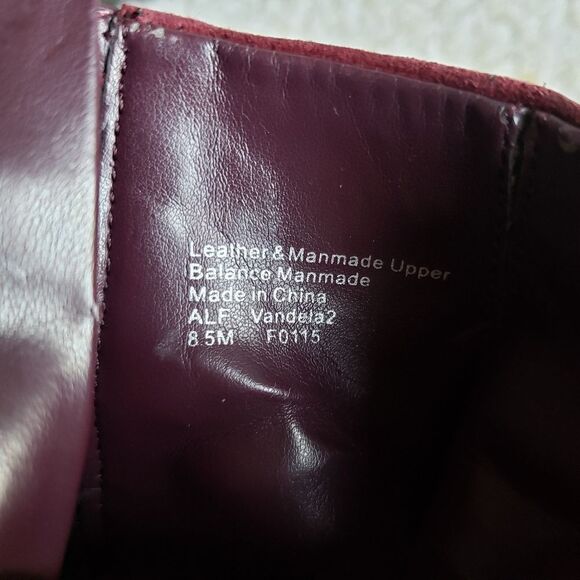 Alfani Step n Flex Vandela2 Wine colored booties sz 8.5 - Picture 8 of 9